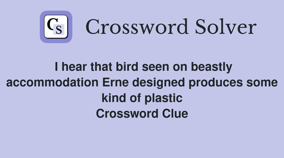 I hear that bird seen on beastly Erne designed produces